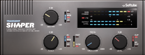 Softube DUAL BAND TRANSIENT SHAPER